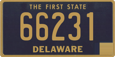 DE license plate 66231
