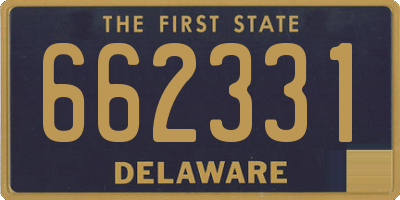 DE license plate 662331