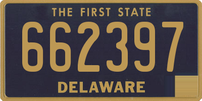 DE license plate 662397