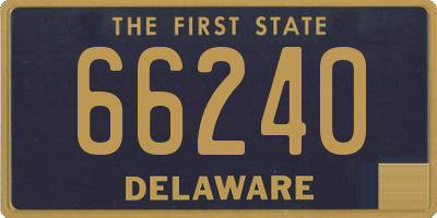 DE license plate 66240