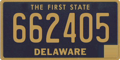 DE license plate 662405