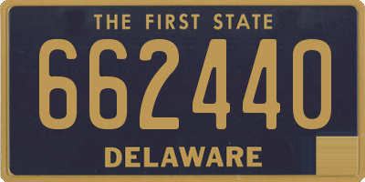 DE license plate 662440