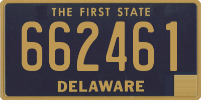 DE license plate 662461