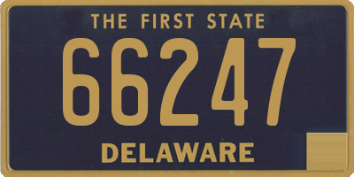DE license plate 66247