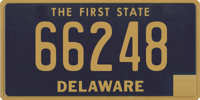 DE license plate 66248