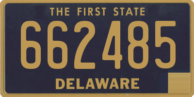 DE license plate 662485