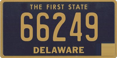 DE license plate 66249