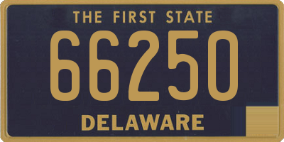 DE license plate 66250
