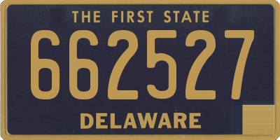 DE license plate 662527