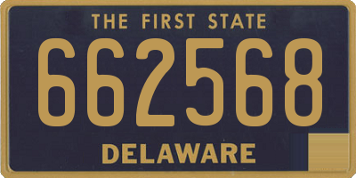 DE license plate 662568
