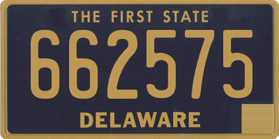 DE license plate 662575