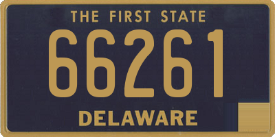 DE license plate 66261