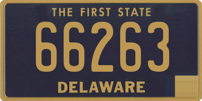 DE license plate 66263