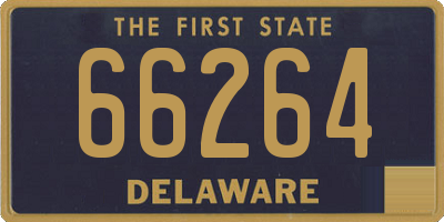 DE license plate 66264