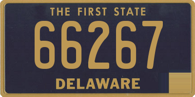 DE license plate 66267