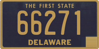 DE license plate 66271