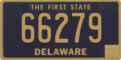 DE license plate 66279
