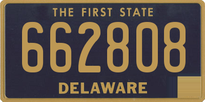 DE license plate 662808