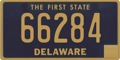 DE license plate 66284