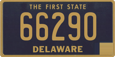 DE license plate 66290