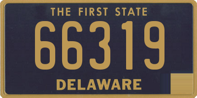 DE license plate 66319