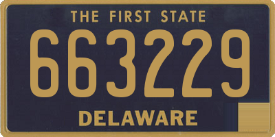 DE license plate 663229