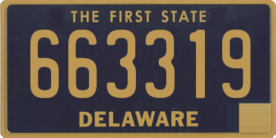 DE license plate 663319
