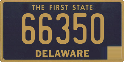 DE license plate 66350