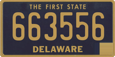 DE license plate 663556