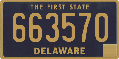 DE license plate 663570