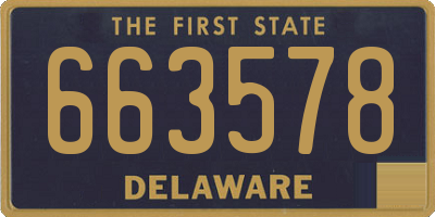DE license plate 663578