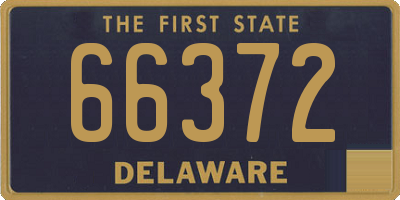 DE license plate 66372