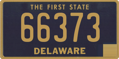 DE license plate 66373