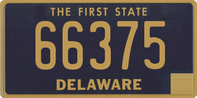 DE license plate 66375