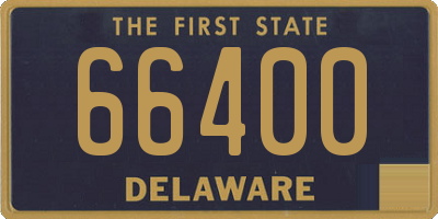 DE license plate 66400