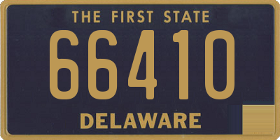 DE license plate 66410