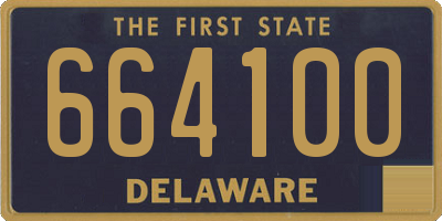 DE license plate 664100