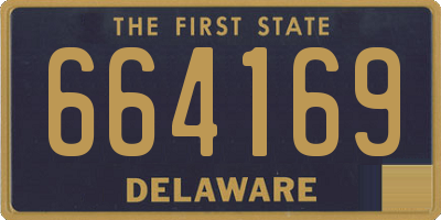 DE license plate 664169