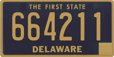 DE license plate 664211