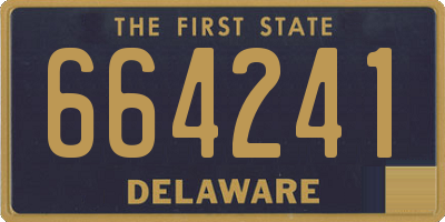 DE license plate 664241