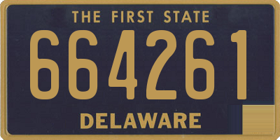 DE license plate 664261