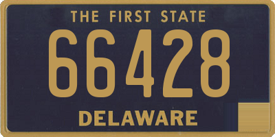 DE license plate 66428