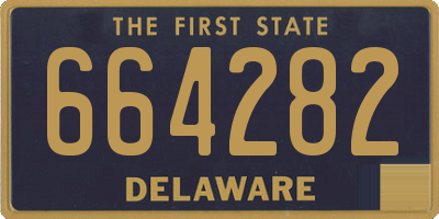 DE license plate 664282