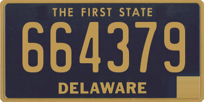 DE license plate 664379