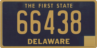 DE license plate 66438