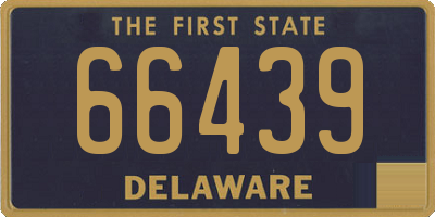 DE license plate 66439