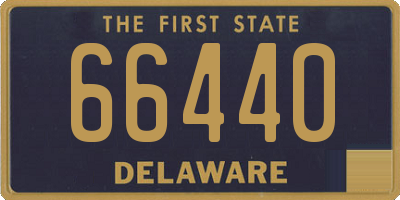 DE license plate 66440