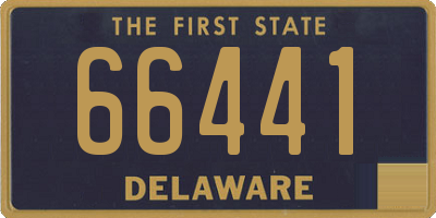 DE license plate 66441