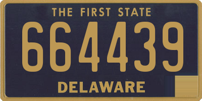 DE license plate 664439