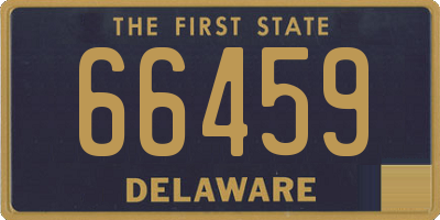 DE license plate 66459